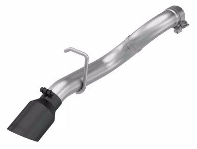 MBRP 18-24 Jeep Wrangler 3.6L T409 Stainless Steel 2.5in Axle-Back Turn Down Exit - Black Tip - S5539409BT