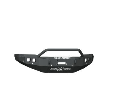 Road Armor 19-20 Ram 2500 Stealth Front Winch Bumper w/Pre-Runner Guard/6 Sensor Holes - Tex Blk - 4192F4B