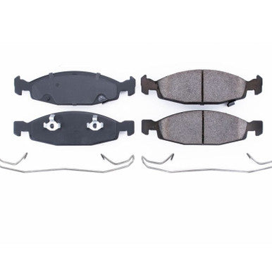 Power Stop 99-03 Jeep Grand Cherokee Front Z17 Evolution Ceramic Brake Pads w/Hardware - 17-790