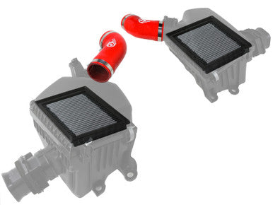 aFe Super Stock Induction System w/ Pro DRY S Filters For 2022+ Toyota Tundra - Red - 55-10019DR