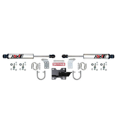 Skyjacker 07-18 jeep Wrangler JK ADX 2.0 Dual Stabilizer Kit w/ CNC Machined Polished Alum. - 2205