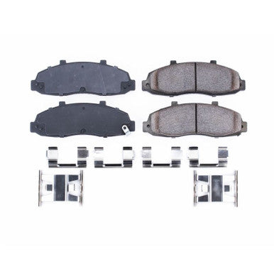 Power Stop 97-03 Ford F-150 Front Z17 Evolution Ceramic Brake Pads w/Hardware - 17-679