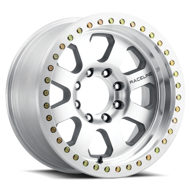 Raceline RT260M Avenger 17x9in / 8x170 BP / -12mm Offset / 130.81mm Bore - Machined Beadlock Wheel - RT260M-79081-12