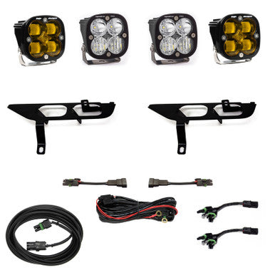 Baja Designs Ford Squadron SAE/Pro Fog Pocket Light Kit For 2021-23 Ford F-150 - 447700