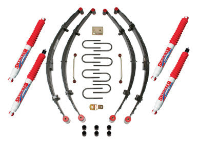 Skyjacker Jeep Wrangler 4 in. Suspension Lift Kit with Leaf Springs and Hydro Shocks - YJ41BKH