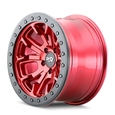 Dirty Life 9303 DT-1 17x9 / 6x139.7 BP / -12mm Offset / 106mm Hub Crimson Candy Red Wheel - 9303-7983R12