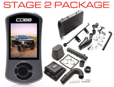 COBB 2020 Ford F-150 EcoBoost 3.5L Stage 2 Power Package - Black - FOR0070020BK