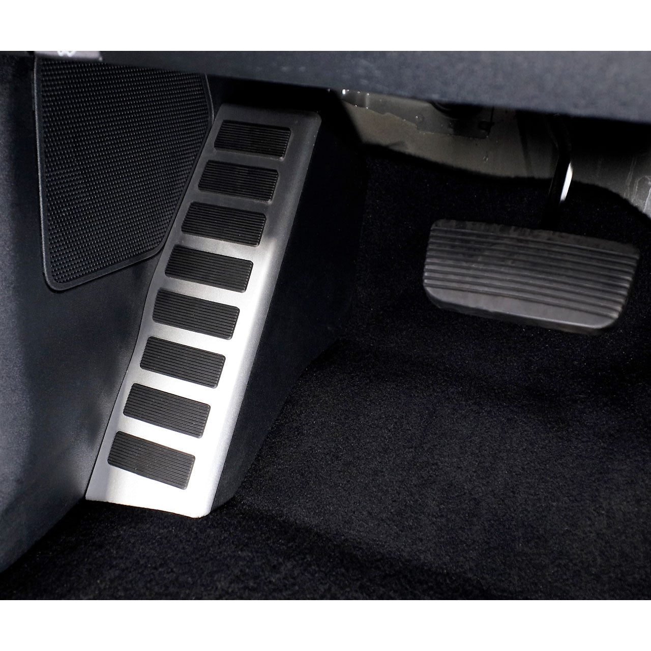IAG I-Line Dead Pedal Cover in Silver for 2021+ Ford Bronco
