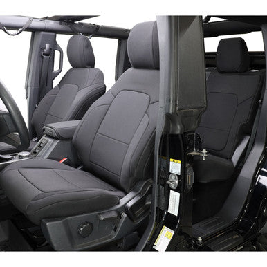 IAG I-Line Seat Cover Set Black Neoprene 2021+ Ford Bronco Four Door