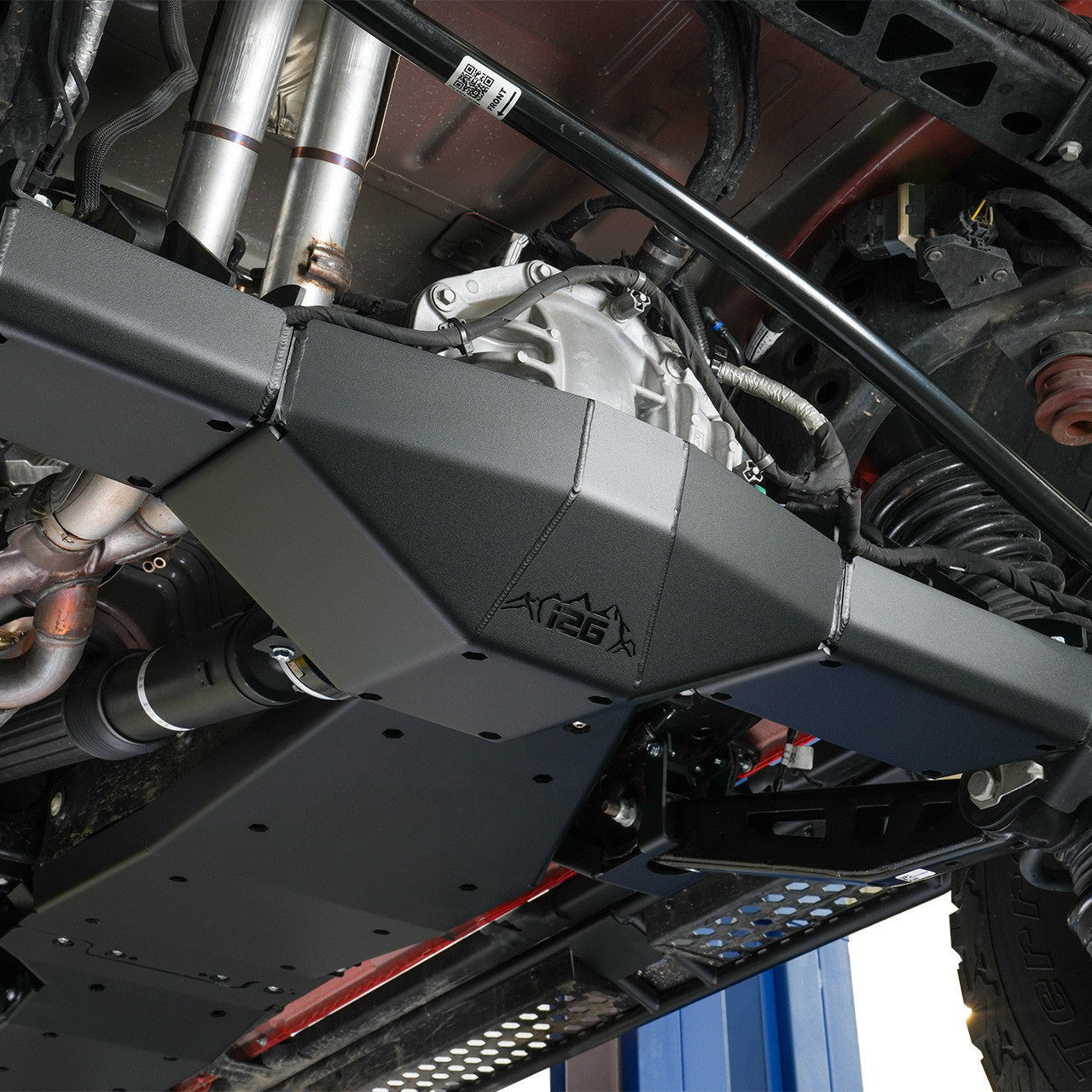 IAG Rock Shield™ Rear Differential Skid Plate for 2022+ Bronco Raptor - Installed 2