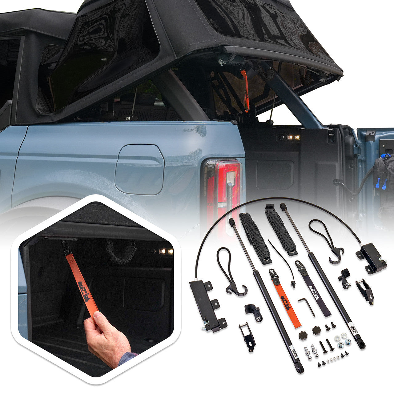 IAG Off-Road EZ-Lift® & V2 EZ-Pull Combo Kit For 2021-26 Ford