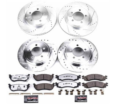 Power Stop 06-10 Ford Explorer Front & Rear Z36 Truck & Tow Brake Kit - K1443-36