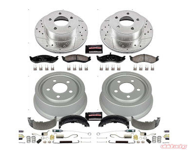 Power Stop 92-99 Jeep Cherokee Front & Rear Z23 Evolution Sport Brake Kit - K15073DK