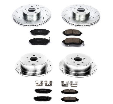 Power Stop 09-10 Subaru Forester Front & Rear Z23 Evolution Sport Brake Kit - K4077