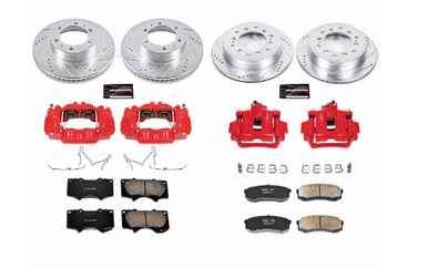 Power Stop 10-14 Toyota FJ Cruiser Front & Rear Z23 Evolution Sport Brake Kit w/Calipers - KC5805
