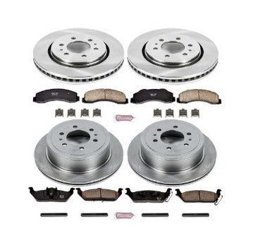 Power Stop 10-11 Ford F-150 Front & Rear Autospecialty Brake Kit - KOE3166