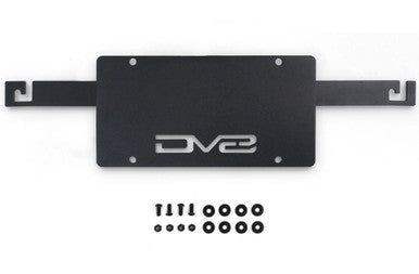 DV8 Offroad Capable Bumper Front License Plate Mount For 2021+ Ford Bronco - LPBR-04