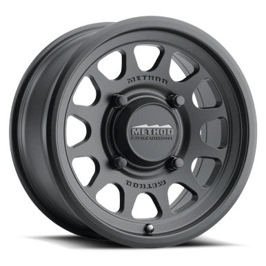 Method MR414 Bead Grip 15x7 / 4+3/13mm Offset / 4x136 / 106mm CB Matte Black Wheel - MR41457047543