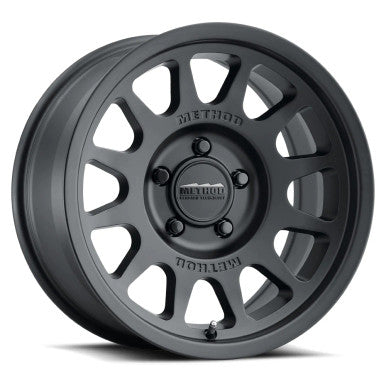 Method MR703 17x9 / -12mm Offset / 106.25mm Bore / 6x5.5 BP / 4.8in BS - Matte Black Wheel - MR70379060512N