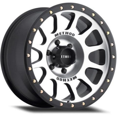 Method MR315 17x8.5 0mm Offset 8x170 130.81mm CB Machined Wheel - Gloss Black Lip - MR315785871600