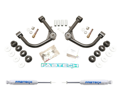 Fabtech 2024 Toyota Tacoma 4WD 3in UCA Kit w/ Uniballs & Shock Spacers & Performance Shocks - K7102