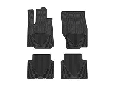 WeatherTech 22-23 Jeep Grand Cherokee WL (Incl. 2022 4xe) Front Rubber Mats - Black - W614