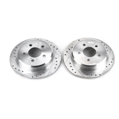 Power Stop 95-01 Ford Explorer Rear Evolution Drilled & Slotted Rotors - Pair - AR8552XPR