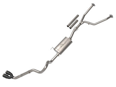 aFe 2022 Toyota Tundra V6-3.5L (tt) Vulcan Series 2.5in to 3in 304 SS Cat-Back Exhaust w/ Black Tip - 49-36061-B