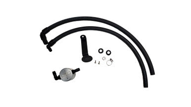 J&L 22-25 Toyota Tundra, 23-25 Sequoia 3.5L Turbo Oil Separator 3.0 Driver Side - Clear Anodized - 3115D-C