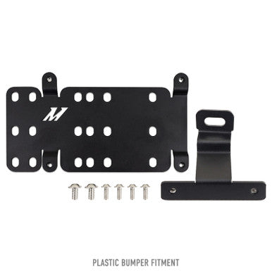 Mishimoto 2021+ Ford Bronco Plastic Bumper License Plate Relocation - MMLP-BR-21S