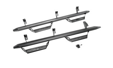 N-Fab 21-23 Ford Bronco 2 Door Predator PRO Step System - Wheel 2 Wheel - Tex. Black - PRF2156B-TX