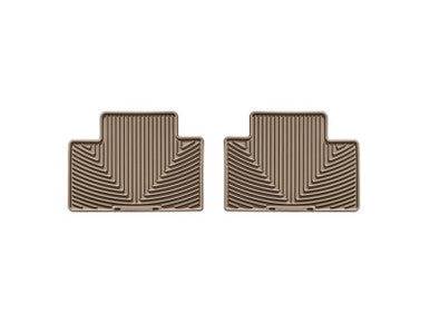 WeatherTech 05-13 Toyota Tacoma Crew Cab Rear Rubber Mats - Tan - W136TN