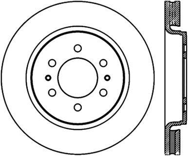 StopTech Slotted Sport Brake Cryo Rotor 07-12 Ford Expedition - 126.65119CSR