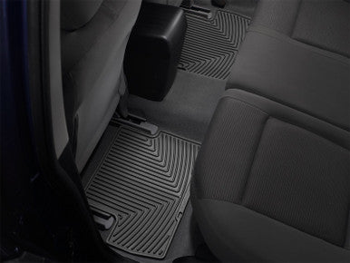 WeatherTech 09+ Ford F150 Super Cab Rear Rubber Mats - Black - W139