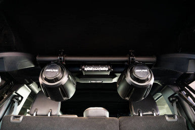 DV8 Offroad Rear Speaker & Light Mount Bar For 2021-24 Ford Bronco 4-Door - BRSB-01