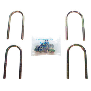 Rancho 87-95 Jeep Wrangler Front U-Bolt Kit - RS720