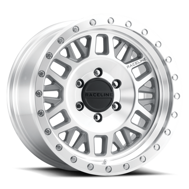 Raceline 951MC Ryno 16x8in / 5x114.3 BP / 0mm Offset / 72.62mm Bore - Machined Wheel - 951MC-68012-00