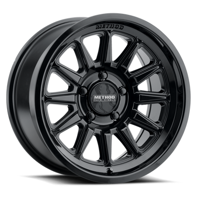 Method MR323 17x8.5 / 8x6.5 BP / 0ET / 4.72in BS / 130.81mm CB - Gloss Black Wheel - MR323785801300