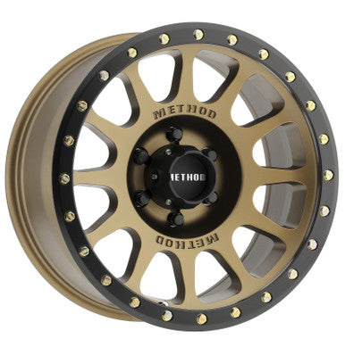 Method MR305 NV 18x9 0mm Offset 6x135 94mm CB Method Bronze/Black Street Loc Wheel - MR30589016900