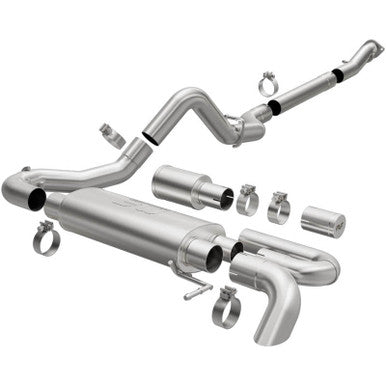 MagnaFlow 2021+ Ford Bronco Overland Series Cat-Back Exhaust w/ Single Straight Driver Exit- No Tip - 19559