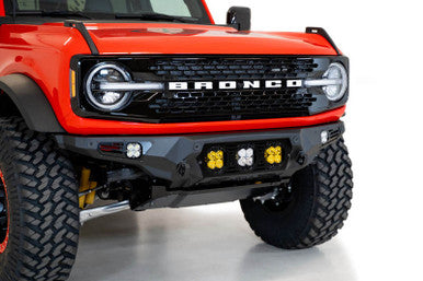Addictive Desert Designs 2021+ Ford Bronco Bomber Front Bumper (w/ 3 Rigid 360 Mounts) - F230194130103