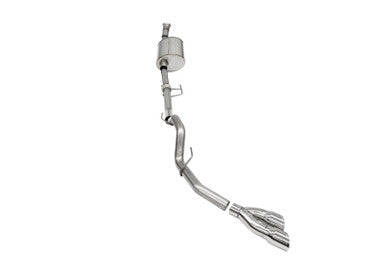 Corsa 2021-2025 Ford F-150 SuperCab/6.5in Bed 3.5L V6 Sport Cat-Back Single Side Exit-Polished - 21166