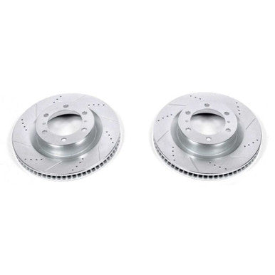 Power Stop 10-24 Toyota 4Runner Front Evolution Drilled & Slotted Rotors - Pair - JBR1395XPR
