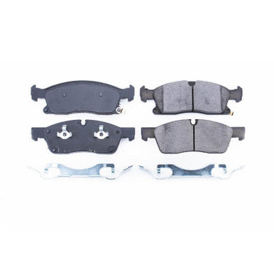 Power Stop 2017 Dodge Durango Front Z17 Evolution Ceramic Brake Pads w/Hardware - 17-1904