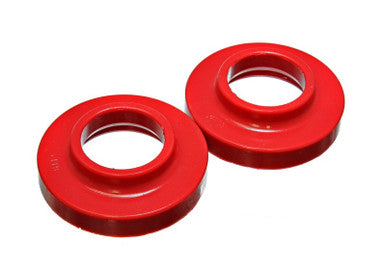 Energy Suspension Front. Spring Pad Set Jeep Tj - Red - 2.6101R
