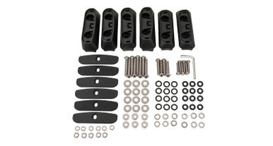 Rhino-Rack 03-09 Toyota Land Cruiser Prado RCP Base Kit - 6 pcs - RCP03-BK