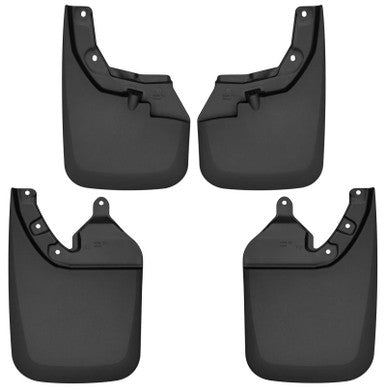 Husky Liners 16-22 Toyota Tacoma w/ OE Fender Flares Front and Rear Mud Guards - Black - 56946
