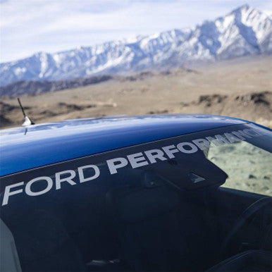 Ford Racing Ford Performance Ranger Windshield Banner - Silver - M-1820-RGS