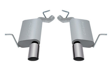 Gibson 11-18 Jeep Grand Cherokee Laredo 3.6L 2.25in Axle-Back Dual Exhaust - Aluminized - 17407