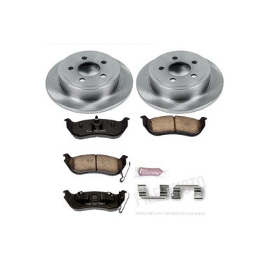 Power Stop Z17 Stock Replacement Rear Brake Kit For 2003-06 Jeep Wrangler - KOE2197